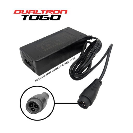 [DLT01087] DUALTRON TOGO PLUS | CARGADOR 54V (V2) para 48V