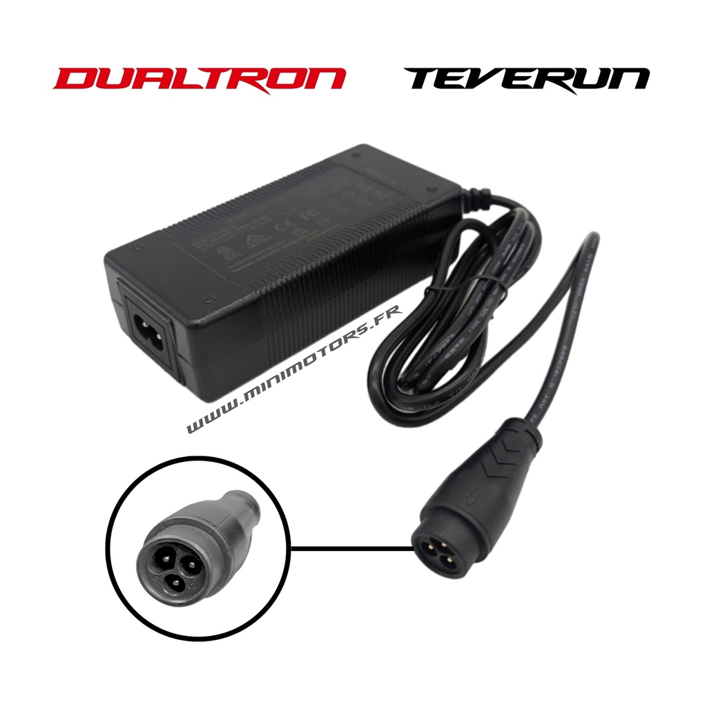 DUALTRON & TEVERUN | CHARGEUR 66.4V 1.75A V2 Connecteur LP16-3P