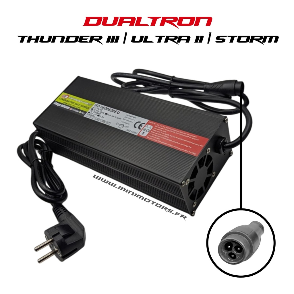 CARGADOR RÁPIDO DUALTRON 83V (PARA BATERÍA DE 72V) (V2)