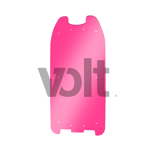 CARBON REVO DECK LINING 3MM TRANSLUCENT PINK - DUALTRON 1/RAPTOR