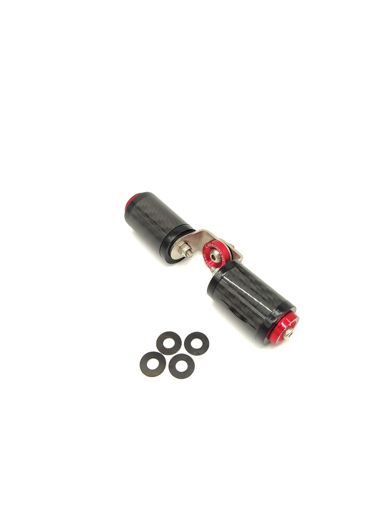 CARBON REVO REAR LIGHT BRACKET (PAIR) - NINEBOT