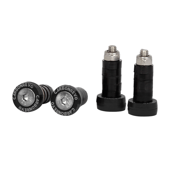 TAPA DE TORNILLO LATERAL CARBON REVO NEGRA - UNIVERSAL