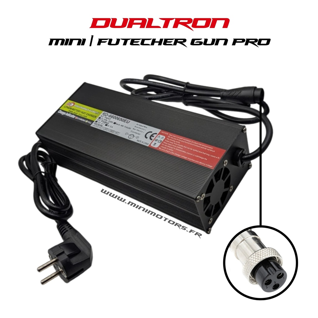 DUALTRON | CARGADOR RÁPIDO DE 58,1 V (PARA BATERÍA DE 52 V)