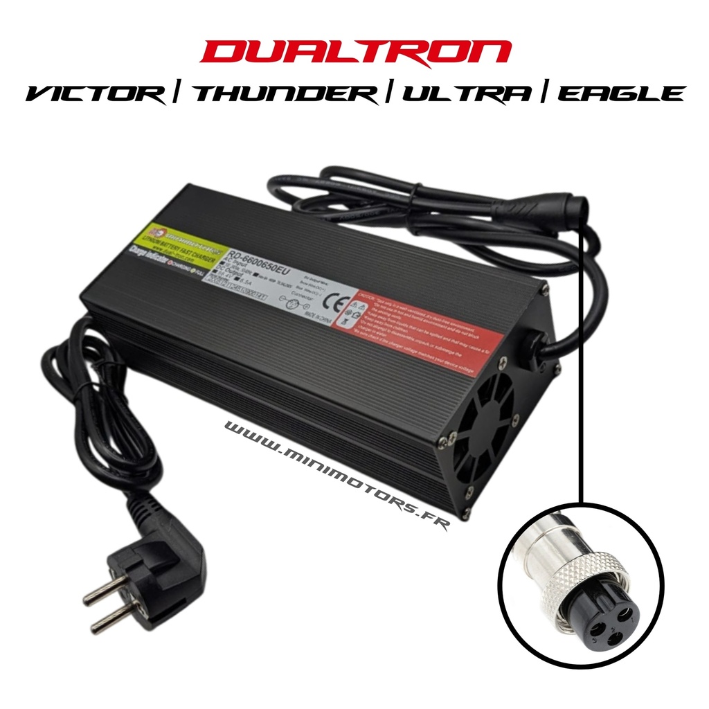 DUALTRON | CARGADOR RÁPIDO 66V6.5AH (PARA BATERÍA DE 60V) V1