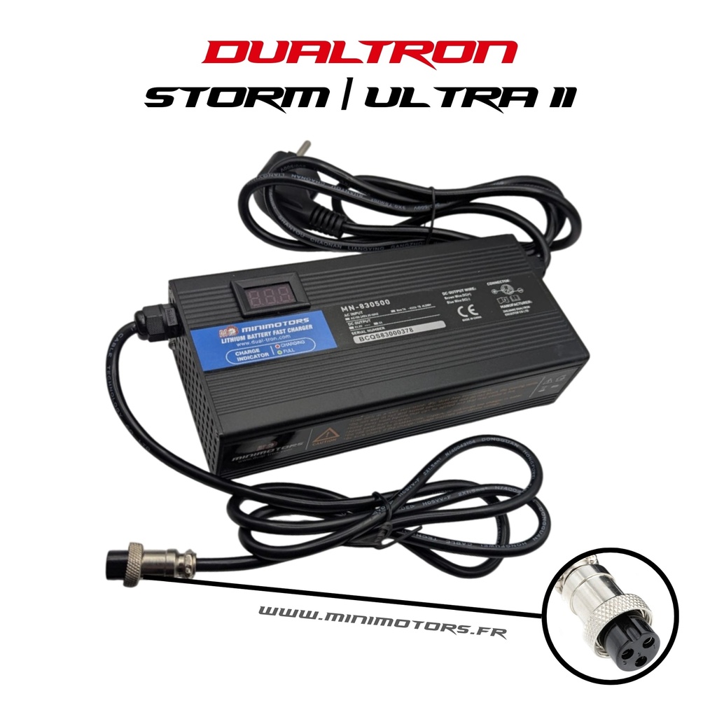 DUALTRON | CARGADOR RÁPIDO 83V5AH (PARA BATERÍA DE 72V) (V1)