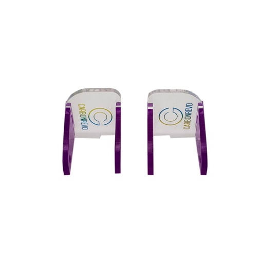 [CRV00033] CARBONREVO FRONT LED COVER PURPLE - PAIR - DUALTRON RAPTOR/1/2/ULTRA