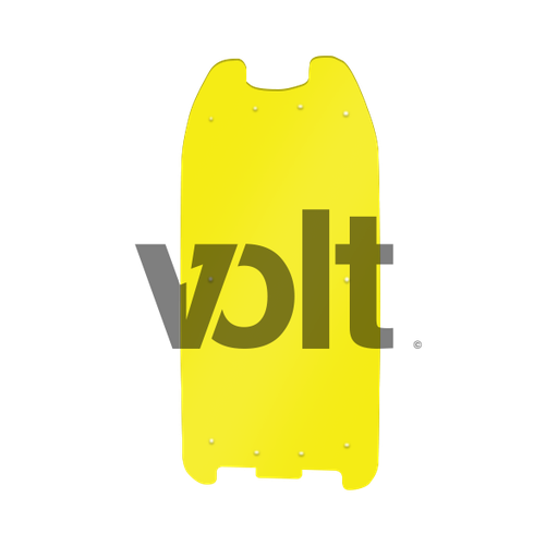 [CRV00048] CARBON REVO DECK LINER 3MM YELLOW - DUALTRON 1/RAPTOR